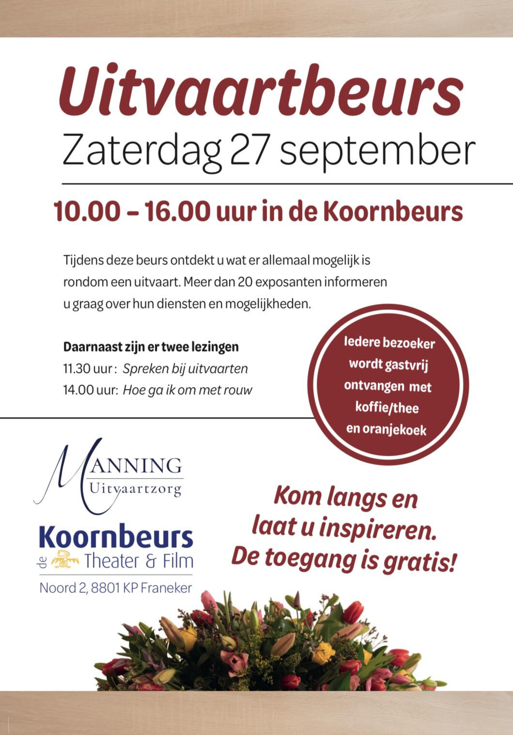Uitvaartbeurs - Manning uitvaartzorg