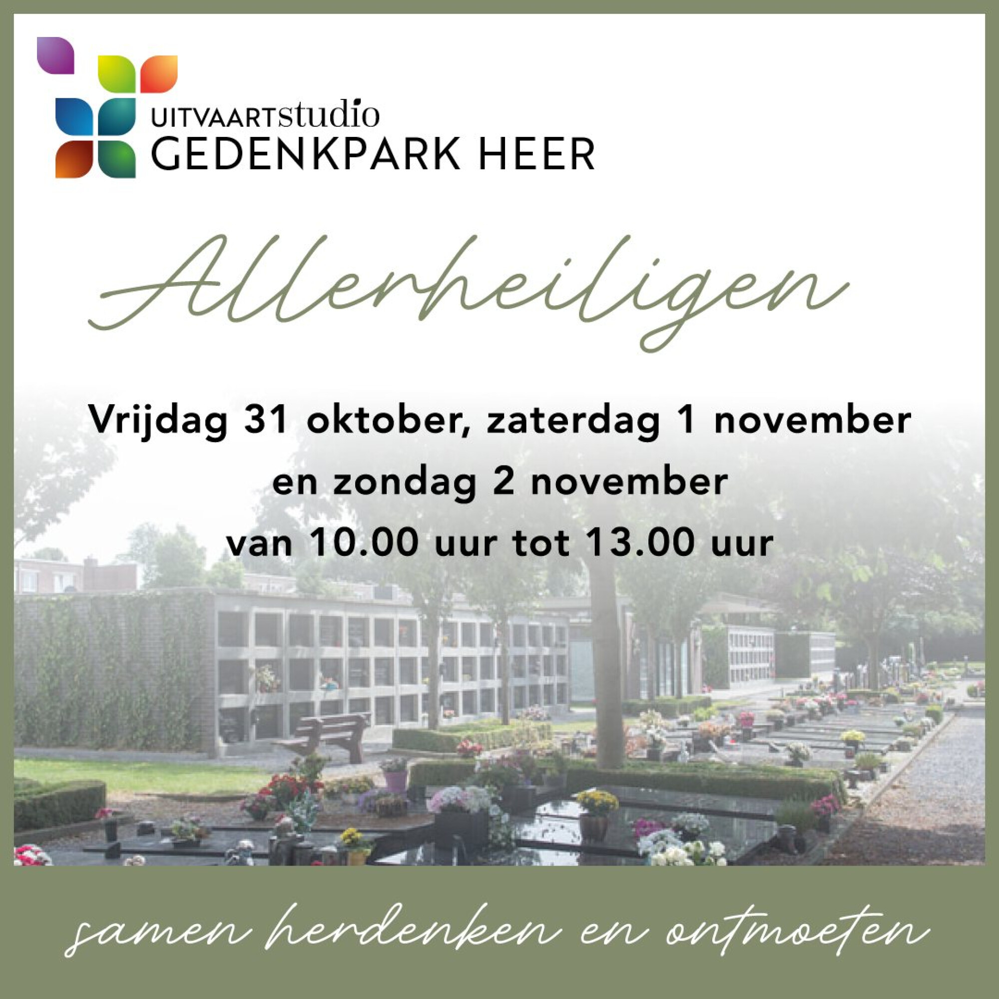 Allerheiligen op gedenkpark Heer - UItvaartstudio