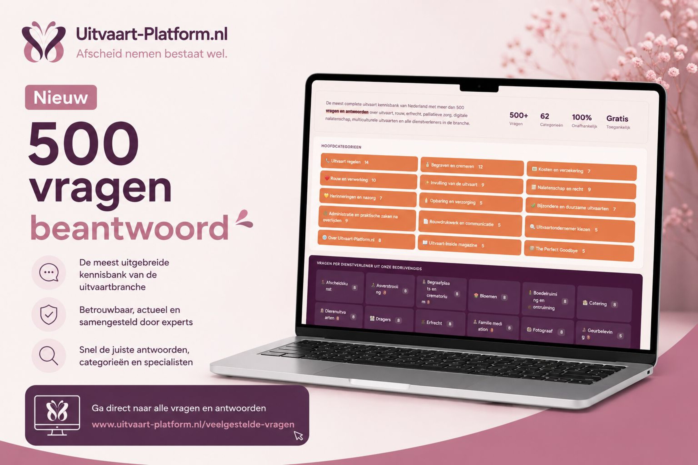 Uitvaart-Platform.nl lanceert één van de grootste kennisbanken binnen de uitvaartbranche
